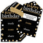 Big Dot of Happiness mature-themed Happy Birthday - Gold - Birthday Party Game Pickle Cards - Truth  Dare  Share Pull Tabs - Set of 12