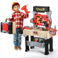 Kids Tool Bench - Power Tools Workshop-Kids Workbench, 65 Pcs Realistic Toy Tools with Electronic Toy Drill, Gift for Boys & Gir