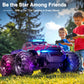 Remote Control Monster Truck All Terrain Rc Cars For Boy, 1:16 Scale Rc Truck With Colorful Led Lights & Spray, Kids Toys For Bo