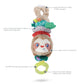 Infantino Music & Motion Pulldown Sloth - Musical Plush Sloth With Multi-Textured Teether For Tactile Exploration, Easily Attaches To Strollers And Gyms, Bpa-Free