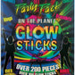 DM Merchandising Inc. Glow Stick 200 Pieces Party Pack with Connectors