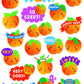 Eureka Peach Stickers - Scented