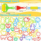 Playdough Tools with 40 pcs Plastic Play Dough Cutters Animal Shapes, 3 pcs Basic Play Dough Tools