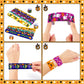 Halloween Slap Bracelets for Kids, 100 Halloween Bracelet Toys Bulk For Kids Girls Boys, Trick or Treat Party Favors, Classroom