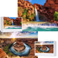 Jigsaw Puzzles For Adults, 2 Pack 1000 Pieces, Nature Landscape Mountain Scene National Park Travel Challenging Puzzle Perfect For Family Activity Game Nights Gifts(Horseshoe Bend &Havasu Falls)