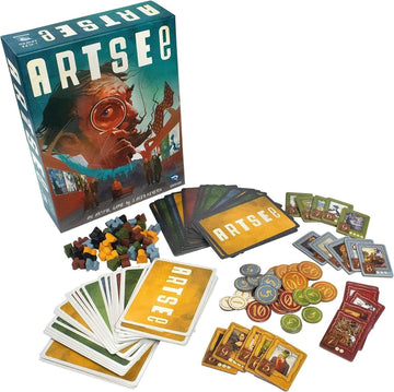 Renegade Game Studios Artsee, Card Playing Game, 2-5 Players, Light Strategy Game, Drafting Cards & Building Out Art Gallery, Welcoming Visitors & Trying To Give Best View Possible, Ages 12 And Up