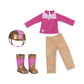 Glitter Girls By Battat - Ride & Shine Deluxe Equestrian Outfit - 14' Doll Clothes & Accessories For Girls Age 3 & Up - Childrens Toys , Pink