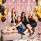 Keyali 3 Pack 3.3 * 8.3 ft Foil Curtain Metallic Tinsel Fringe Curtains Photo Booth Props Backdrop for Birthday Wedding Engageme
