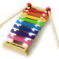 Crafts India Handcrafted Wooden Xylophone 8 Notes Musical Instrument Toy/Doll