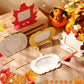 Geelin 12 Pack Thanksgiving DIY Picture Frame Craft Kits Wooden Pumpkin Maple Leaf Photo Frames Bulk Fall Thanksgiving Crafts fo
