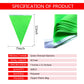 Tsmd Solid Green Pennant Banners Flags String Diy Bunting Flags,Party Decorations For Grand Opening,Kids Birthday,Party Events C