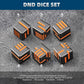 PCCECQEE D6 Dice Metal, DND Dice 6 Sided Dice of Gravity Dice for Dungeons and Dragons,Shadowrun Pathfinder Sci-fi Tabletop RPG