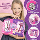 Toylink Hair Salon Pretend Play Toys For Girls 3 4 5 6 Year Old, Makeup Playset Toddler Dress Up Beauty Hair Stylist Kit With Ha