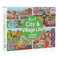 ARNIYAVALA City and Village Jigsaw Puzzle Set of 435 Pieces Eachfor Kids