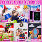 Nezyo 24 Pack Mermaid Party Favors, 4.6 Mini LCD Writing Tablet for Kids, Mermaid Checked Board Drawing Tablet Erasable Reusab
