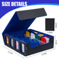 Tiff-K 3200+ Mtg Deck Box Commander,Deck Box Tcg Trading Card Storage Box With Window Dice Tray, Deck Box Mtg Storage Organizer