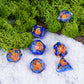 UDIXI 7PCS Resin DND Dice Set, Blue D&D Dice Set Filled with Octopus for RPG MTG Dungeons and Dragons Role Palying Games and Oth