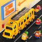 Beby Buty Boy Toddler Trucks Toys for Boys Kids, 16.9-in Longer Transport Construction Truck with 6 Cars, Car Truck Toys with Li