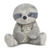 HUGIMALS Sam The Sloth Plush Weighted Stuffed Animal - 4.5 lb Large, Multicolor, Soft Comfort Toy for Kids, Teens, and Adults
