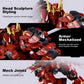 High Godo Samurai Mech Warrior Model Building Sets, Double Swords Robot Building Blocks Toy Set, 923 Pieces Creative Collectible Gift For Adults Man Teens Boys 8+