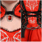 Spooktacular Creations Halloween Girls Vampire Costume, Red Dark Vampire Dress For Girls Halloween Dress Up, Role-Playing And Co