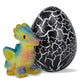 Class Collections Surprise Growing Dragon Hatch Egg Kids Novelty Toy - Pack Of 4, Black And Brown