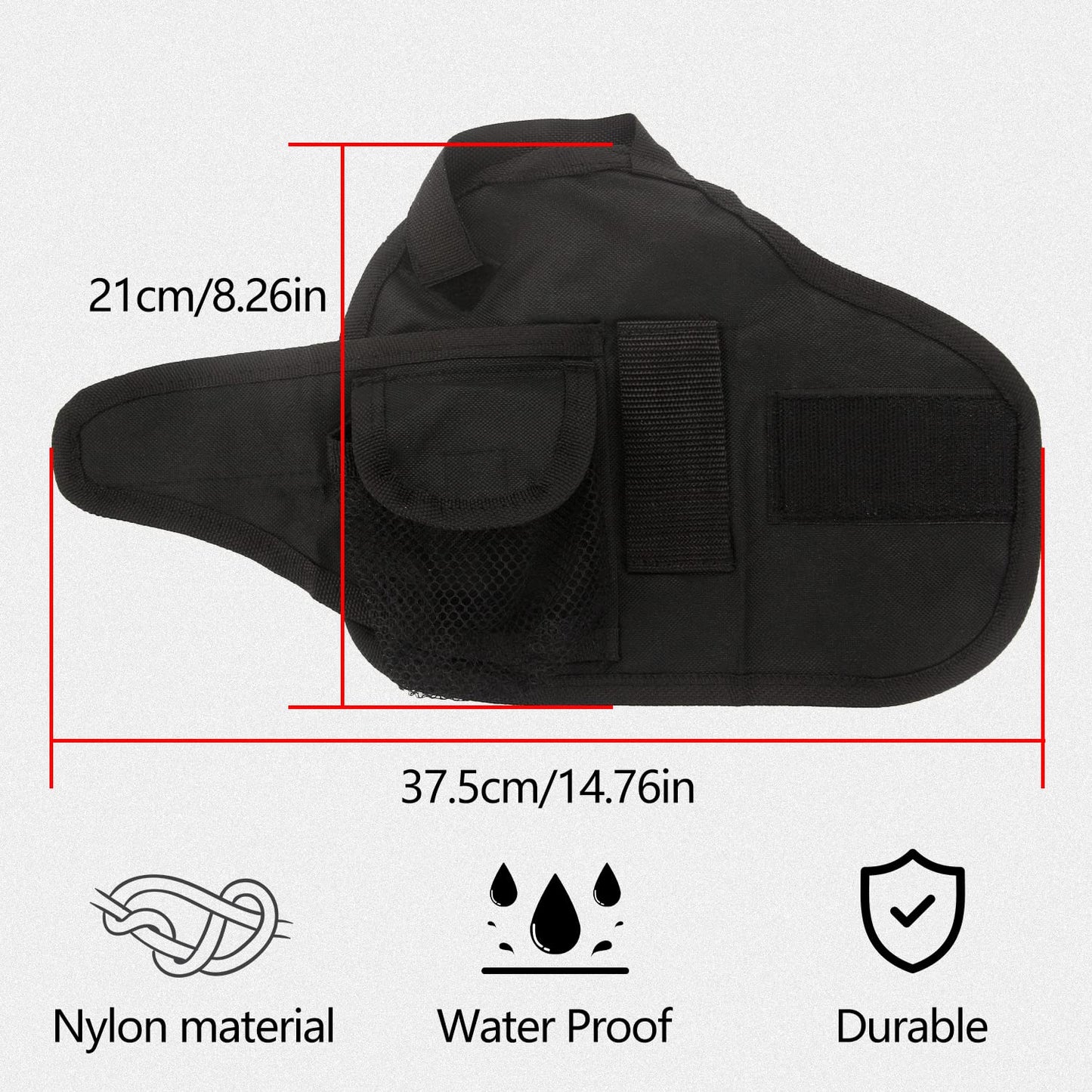 BOROLA Adjustable Tactical Waist-Bag Compatible for Nerf Mega advanced Series