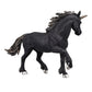 Mojo Dark Unicorn Realistic Fantasy Hand Painted Toy Figurine