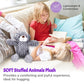 Snug A Babies 5 Set Animals And Teddy Bears - Plush Toys Bulk - Stuffed Animals For Kids - Baby Shower Small Bear Animal Assortm