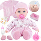 SMILESSKIDDO 16 Realistic Soft Body Cotton Baby Doll with Open/Close Eyes