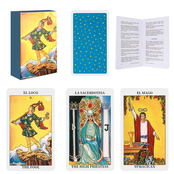 Cinrope Cartas De Tarot En Espaol: Spanish Tarot Cards, Originales Cartas Tarot Con Guia Para Principiantes - Cartas De Tarot
