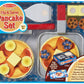 Melissa & Doug Flip and Serve Pancake Set (19 pcs) - Wooden Breakfast Play Food,Brown