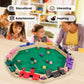 Vamslove Colorful Shut The Box Dice Game for 2-8 Players - Wooden Board Math Game with 16 +6 Dices - Fun for Kids & Adults