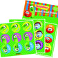 VeggieTales ScratchnSmell Stickers, Assorted Colors/Scents, 54 Stickers Per Pack, 3-3/4 H x 4 W, Made in The USA
