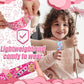 MCPINKY 64PCS Valentines Day Slap Bracelets, Slap Wristbands Assorted Red Valentines Day Snap Bands for Valentine's Day Party Fa