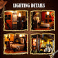 Funwhole Sheriff'S-Office Lighting Building-Bricks Set - The Old West Sheriff'S Office Led Light Construction Building Model Set 1240 Pcs For Adults And Teen