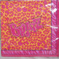 Bratz Birthday Party Beverage Napkins 16 Count Pink Leopard Spots