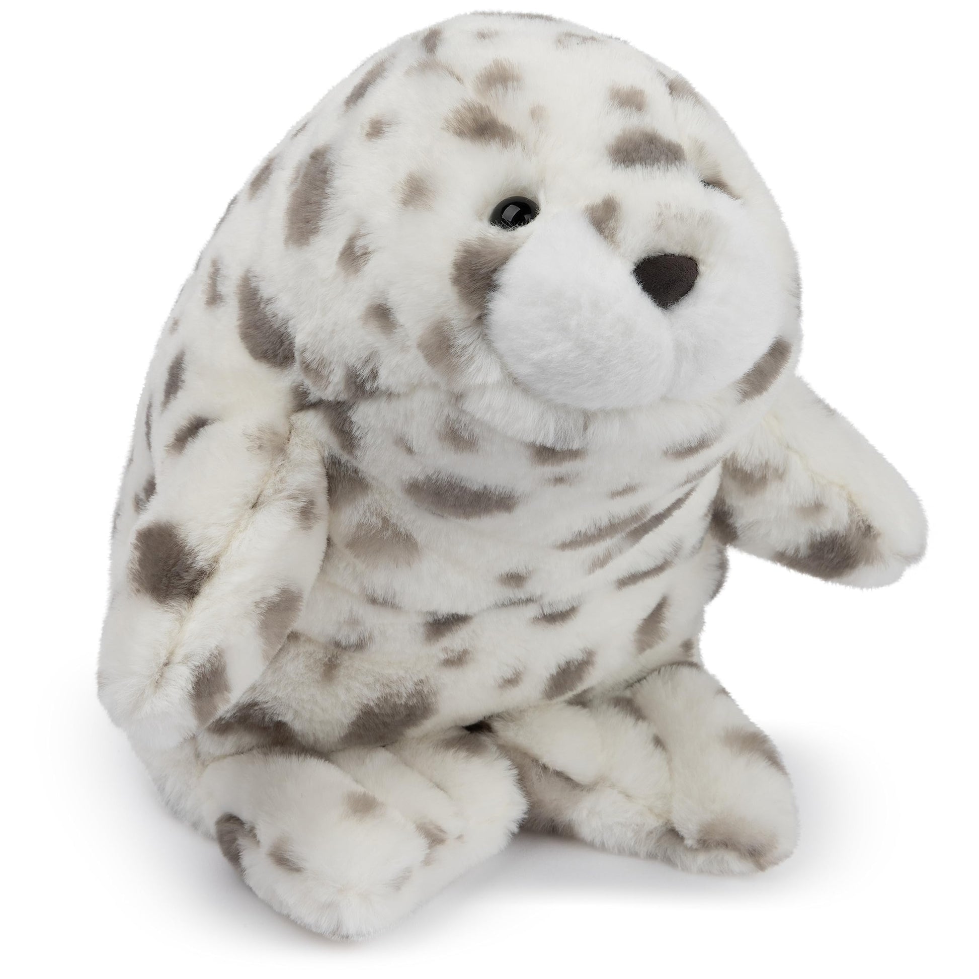 GUND Nuri Leopard Seal Plush  enhanced Stuffed Animal for Ages 1 and Up  White/Gray  10 