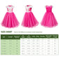 Topney Pink Princess Costume Dress For Little Girls - Sleeping Beauty Dress With Princess Accessories For Birthday Halloween Cos