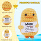 JFEND Funny Birthday Gifts for Mom -I Duck Love You Mom Funny Mom Mothers Day Birthday Gifts Handmade Crochet Cute Small Duck Un