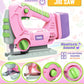 Kids Tool Set with Electric Toy Drill Chainsaw Jigsaw Toy Tools for Girl, Realistic Kids Power Construction Pretend Play Tools S