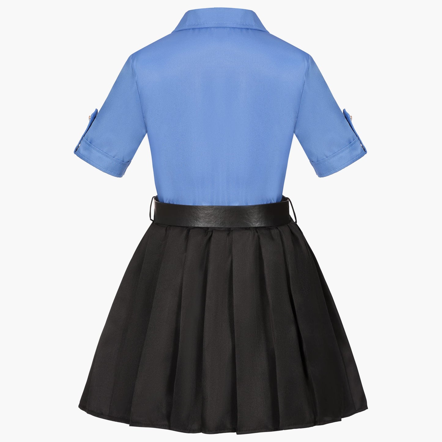 Kidin Police Officer Costume For Kids Cop Costume For Girls Police Dress Up Halloween Cosplay Birthday Gift