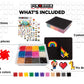 Pix Brix Pixel Art Puzzle Bricks - 6 000 Piece Pixel Art Container  12 Color Dark Palette - Interlocking Building Bricks  Create 2D and 3D Builds Without Water or Glue - Stem Toys  Ages 6 Plus