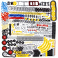 Habow 1085Pcs Technic-Parts Gears-Axle-Pin-Connector Compatible With Lego-Technic Shock Bsorber Wheels Chain Link Frame Joints C