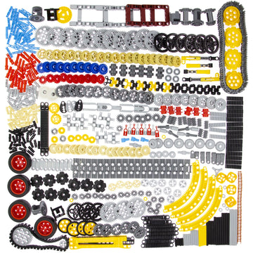Habow 1085Pcs Technic-Parts Gears-Axle-Pin-Connector Compatible With Lego-Technic Shock Bsorber Wheels Chain Link Frame Joints C