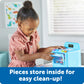 Learning Resources Mini Oven - Sorting Sweets Pretend Play Food, Ages 3+, Plastic, Model LER6821, Colors: Blue, Green, Purple, Pink
