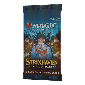 Magic: The Gathering Strixhaven Collector Booster Pack | 15 Magic Cards, Blue