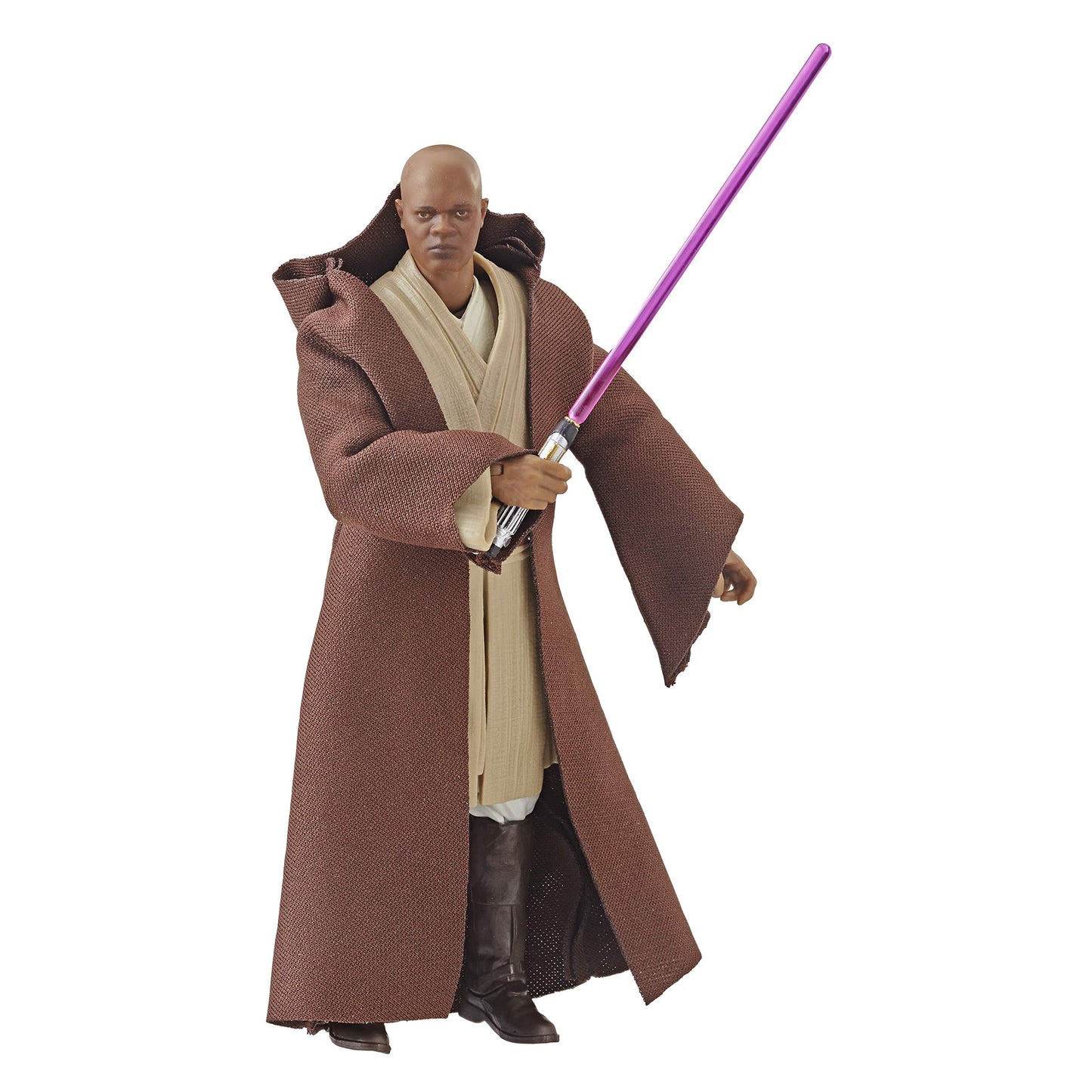 STAR WARS The Black Series 6" Mace Windu Figure - Black Plastic, Model E4088AS00