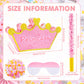 Lewtemi Pink Princess Piñata For Girls With Stick Blindfold And Confetti Crown Piñata For Princess Party Decorations, Photo Prop, Birthday, Funny Anniversary