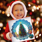 3D Christmas Tree Wind Spinners For Yard And Garden Christmas Decor 12 Inch Outdoor Metal Hanging Stainless Steel Wind Spinner U